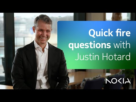 Quick fire questions with Justin Hotard