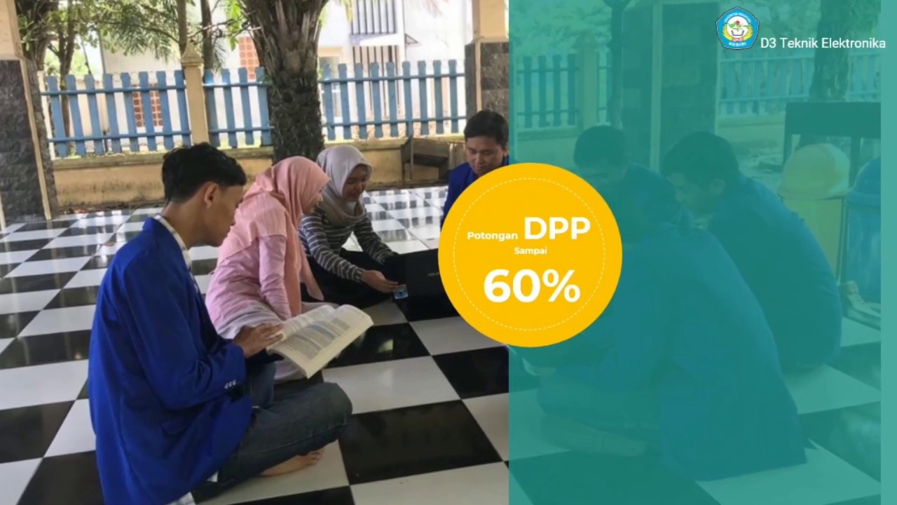 Pendaftaran Mahasiswa D3 Teknik Elektronika Tahun Akademik 2020/2021
