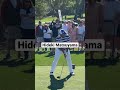 Hideki Matsuyama driver swing at the Players Championship 2023