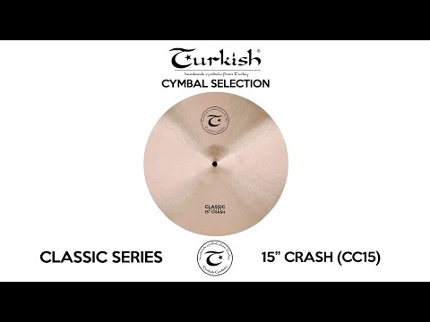 Turkish Cymbals Sound Profile: Classic Series 15" Crash
