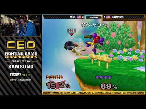 CEO 2019 Melee - Zeo (Captain Falcon) vs. Pi (Samus) Pools