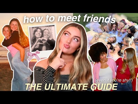 how to make FRIENDS easily!! (even if you're shy) *tips if ur awkward, friendship red flags, & MORE*