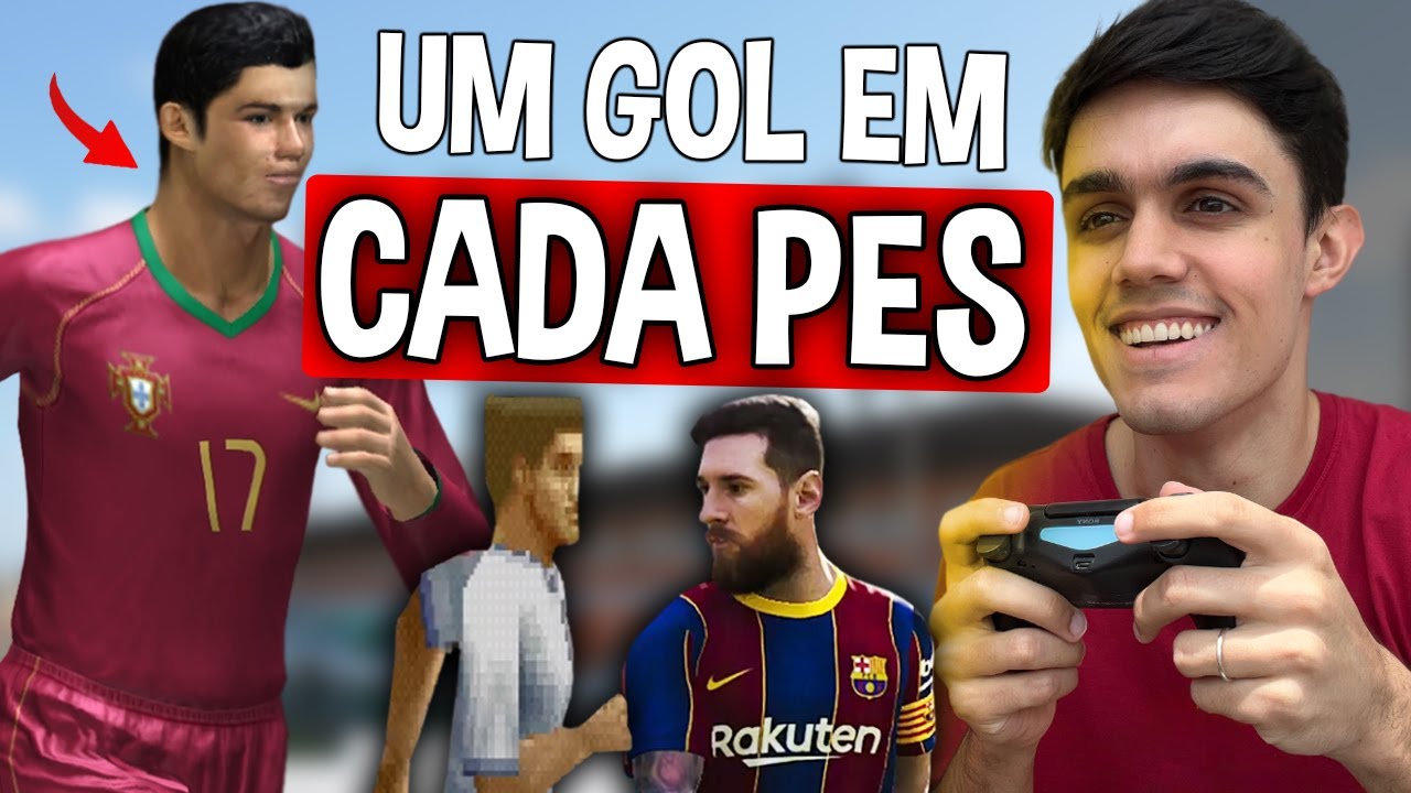 Fiz um GOL em CADA PES de 1995 a 2023