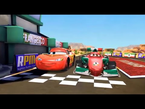 Final race of Francesco Bernoulli with lightning mcQueen.