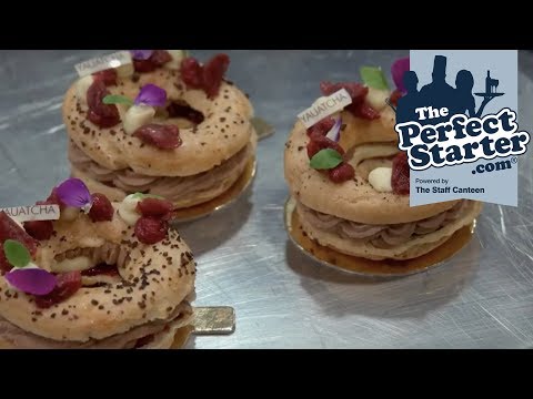 Choux pastry finishing ideas Chocolate and cherry brest