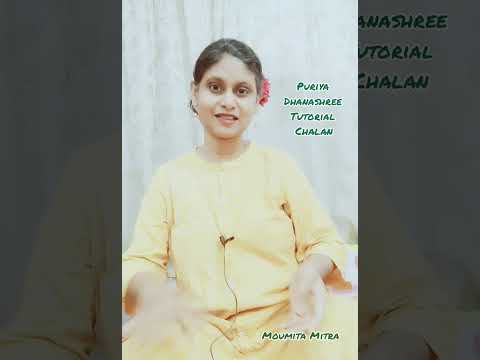 Raag Puriya Dhanashree | Tutorial | tintal | Notation | Moumita Mitra