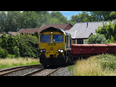 Freightliner Class 66 No. 66565 on 6Y53 Skelton Jn - Crewe Basford Hall on 12.07.20 - HD