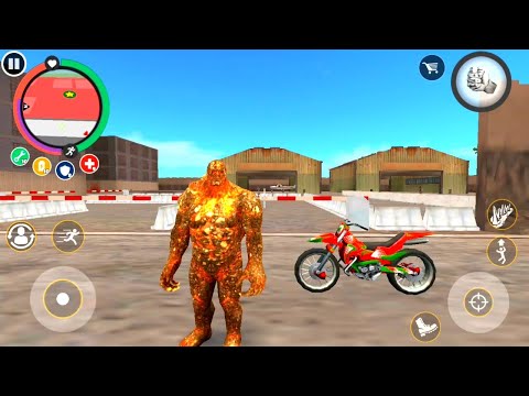 Mutant stone man fight military with dancing gun | Rope hero vice town new game | Gaming section