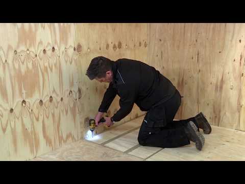 Installation of a Shower Tray Onto Joists and Marine Ply - Tissino Giorgio Trays