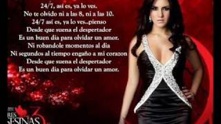 Dulce Maria - 24/7 - (with lyrics)