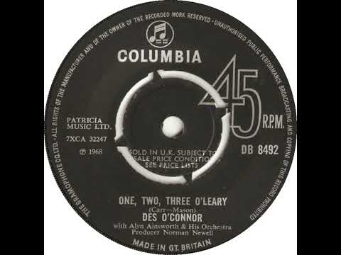 UK New Entry 1968 (239) Des O'Connor - One, Two, Three O'Leary