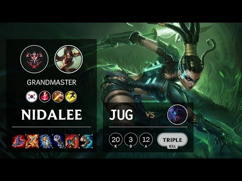 Nidalee Jungle vs Rek'Sai - KR Grandmaster Patch 10.10