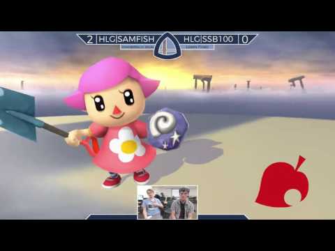 Sm4sh@Mines 44 - HLG|SAMFISH (Villager) Vs. HLG|SSB100 (Olimar) - Losers Finals