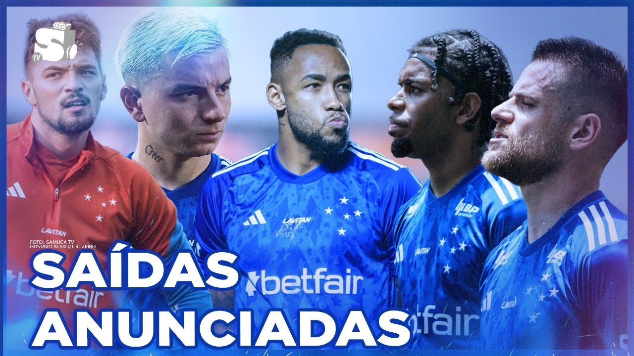 CRUZEIRO ANUNCIA SAÍDAS NO ELENCO