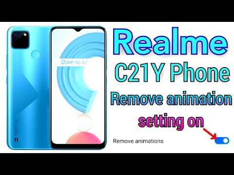 Realme C21Y Phone Remove animations Setting on High speed phone.. #setting #realme #animations
