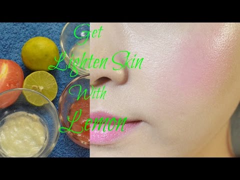 How to get LIGHTEN SKIN with LEMON || Daily Skin Care Routine with Lemon Video