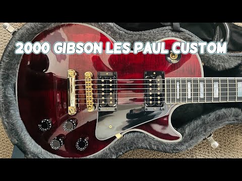 2000 Gibson Les Paul Custom, Wine Red- Seymour Duncan '59/Custom Hybrid & Pearly Gates - Demo