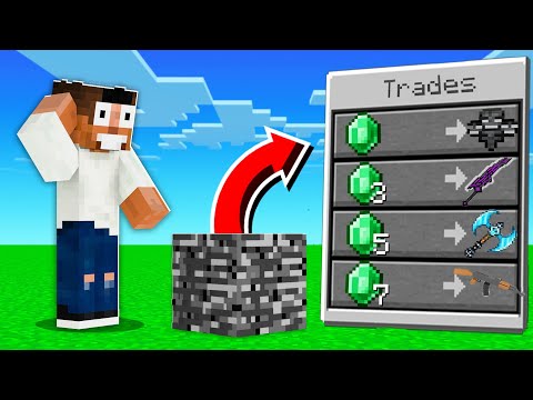 NARIKOOTAM - Minecraft, But I Can Trade with More Blocks || Minecraft Mods || Minecraft gameplay