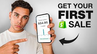 How to get your FIRST SALE with Shopify Dropshipping