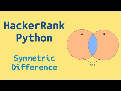 Hackerrank Python Solutions 41 Symmetric Difference