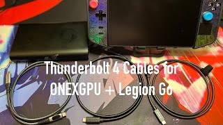 ONEXGPU Legion Go Which Thunderbolt 4 Cable is Right for You? 3DMark Time Spy Benchmark Testing
