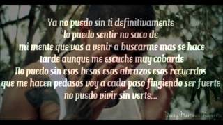 No puedo vivir sin verte  C KAN (letra)