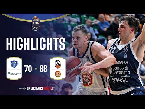 Banco di Sardegna Sassari vs. APU Old Wild West Udine | PokerstarsNews Highlights SerieAUnipol 20...