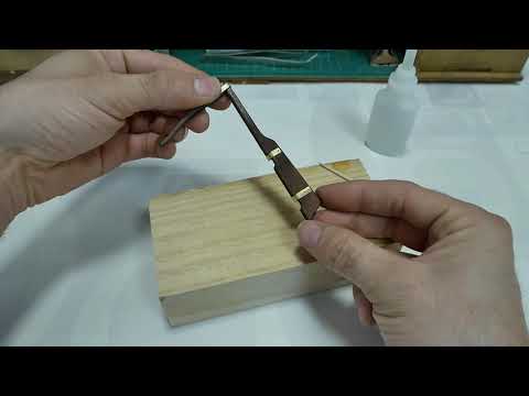 CASCO 34- Como hacer la pala de timón 3. POLARIS - Modelismo Naval