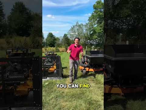 Mulch Bucket & Leaf Plow Combo Kit product video