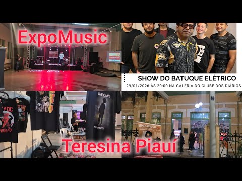 EXPOMUSIC 1 Feira de música Piauiense, Clube dos Diários. Teresina Piauí 