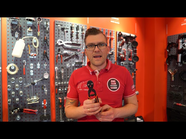 Video teaser for KS TOOLS 119.0005 Mini Bolzenschneider, selbstlösend, 8"