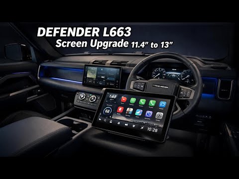 How To Upgrade Land Rover DEFENDER L663 Pivi Navigation Screen from 11.4" to 13"