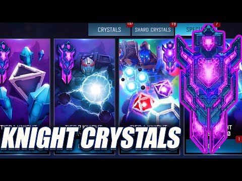 Tier 4 Knight Crystal Opening! - Transformers: Forged To Fight