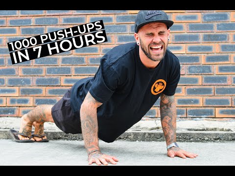 I Did 1000 Push Ups In 24 Hours - Done Before Lunch | Grizzly Functional Training