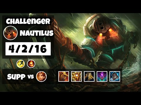 Nautilus vs Leona NA Challenger SUPPORT (4/2/16) - v11.8