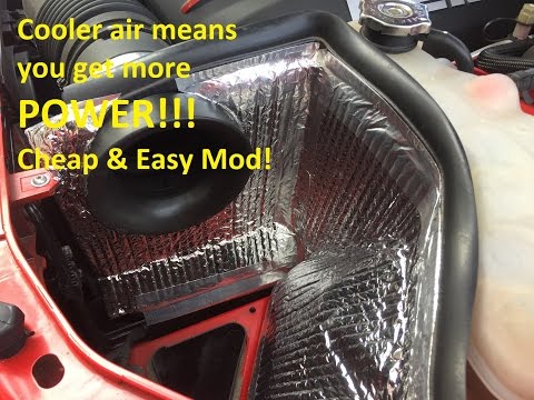 How To Insulate Your Intake - '14 Charger R/T