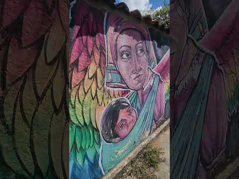 murales en Gracias lempira honduras