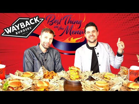 Eating Wayback Burger's Entire Menu! - ' The Double Bite Denier'