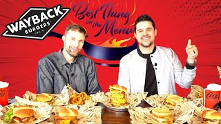 Eating Wayback Burger's Entire Menu! - ' The Double Bite Denier'