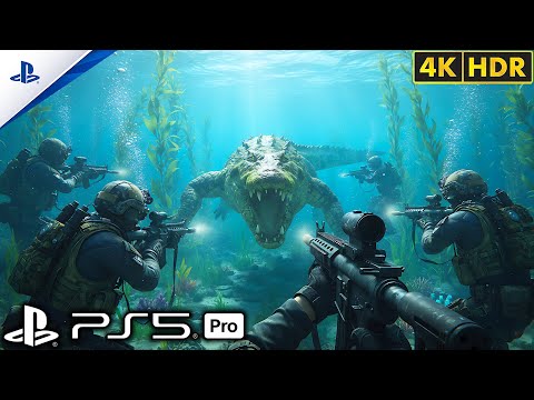 (PS5) Underwater Stealth Mission Gone Deadly | Ultra Realistic Gameplay [4K60FPSHDR] Call of Duty