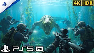 (PS5) Underwater Stealth Mission Gone Deadly | Ultra Realistic Gameplay [4K60FPSHDR] Call of Duty