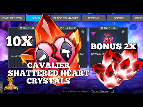 Cavalier Shattered Heart Crystals & 5* Crystals Opening | Mcoc | Marvel Contest of Champions