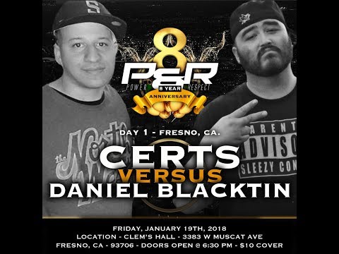 Certs vs Daniel Blacktin