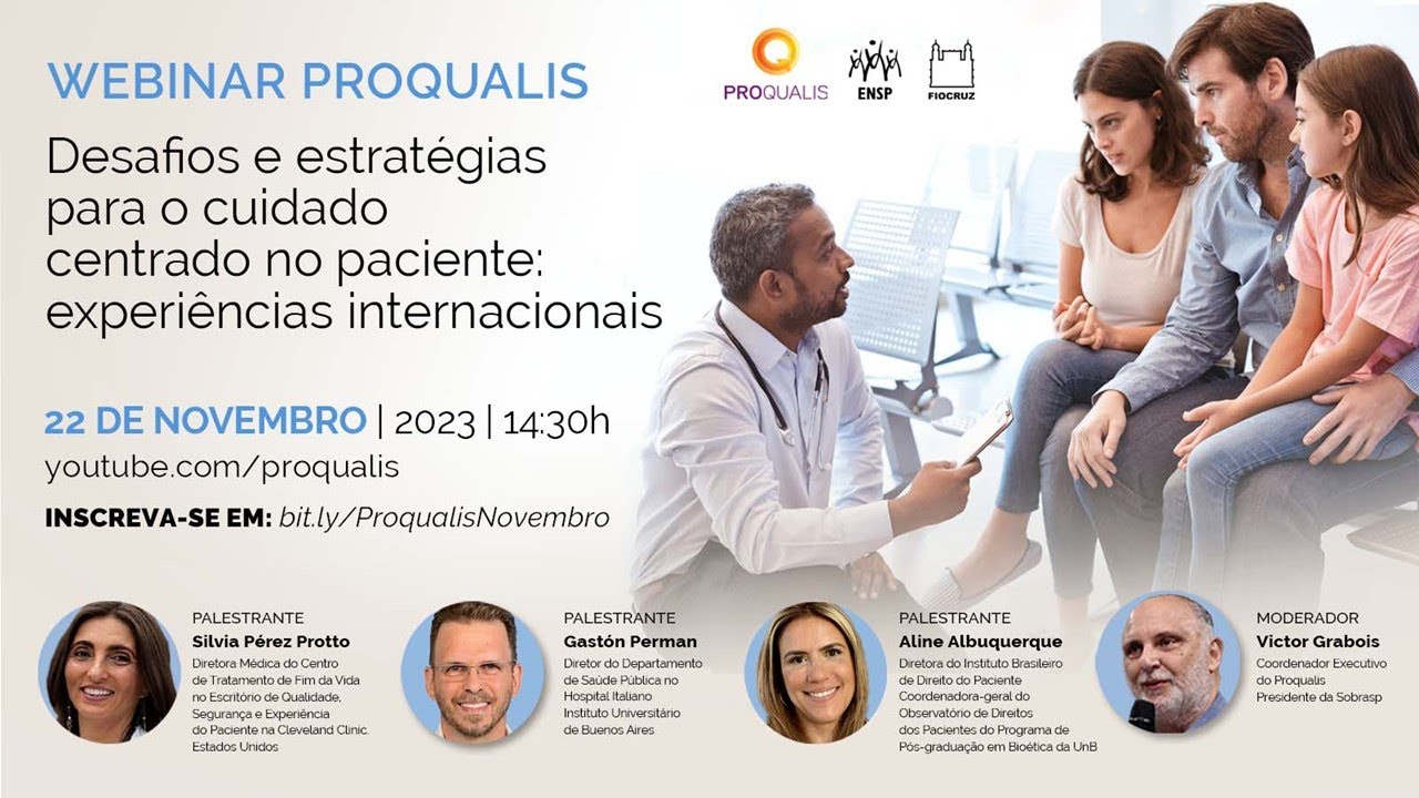 Webinar | Desafios e estratégias para o cuidado centrado no paciente: experiências internacionais ES