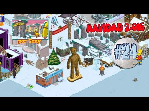 Los Simpson Springfield "Navidad'16: Cap. 24 - Refugio, Hombre mimbre y Gnomo al 15" por Tony