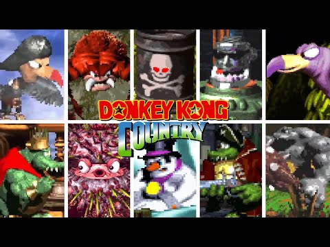 DONKEY KONG COUNTRY TRILOGY - All Bosses