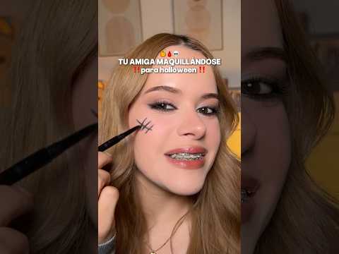 QUE NO TE PASE A TI ❌ #maquillaje #maquillajetutorial #maquillajehalloween #halloweenmakeup