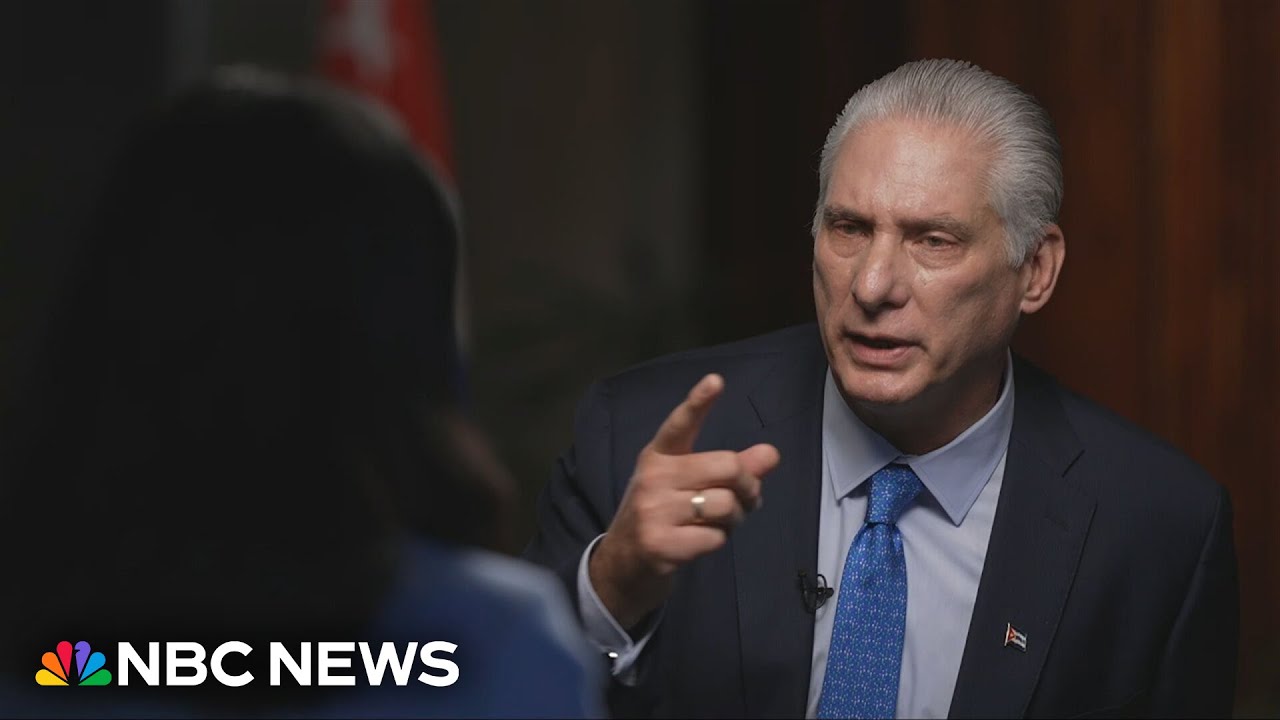 Bildquelle: Cuban president says &lsquo;if we need to die, we&rsquo;ll die&rsquo; to prevent U.S. invasion: Full interview von NBC News