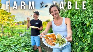 What Our Family of 6 Eats in a Day LIVING OFF THE LAND