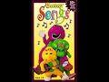 Barney Home Video Barney Songs 1995 VHS Release